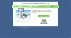 Desktop Screenshot of enterpayment.de